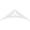 Ekena Millwork Pitch Naple Architectural Grade PVC Gable Pediment, 48"W x 18"H x 1"P (9/12) GPP048X018X100NAP - alternate 3